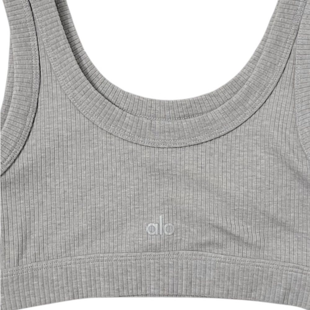 Alo Yoga Wellness Bra  Dove Grey‎ Size X Small - Picture 8 of 12